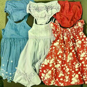 Girls 18M Dresses Lot of 3 TAHARI, First Impressions, Cat & Jack NICE!